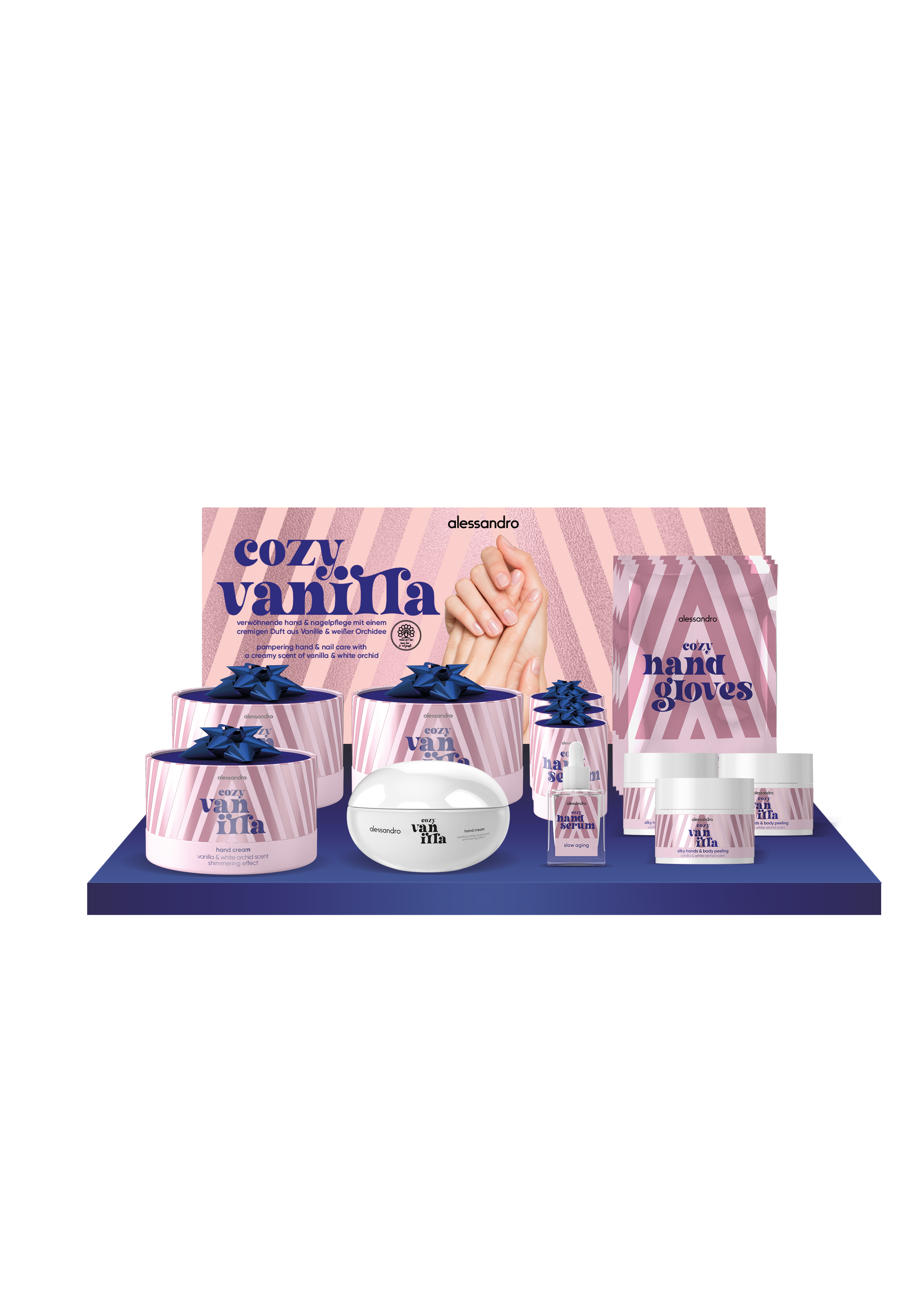 Cozy Vanilla Mix Display